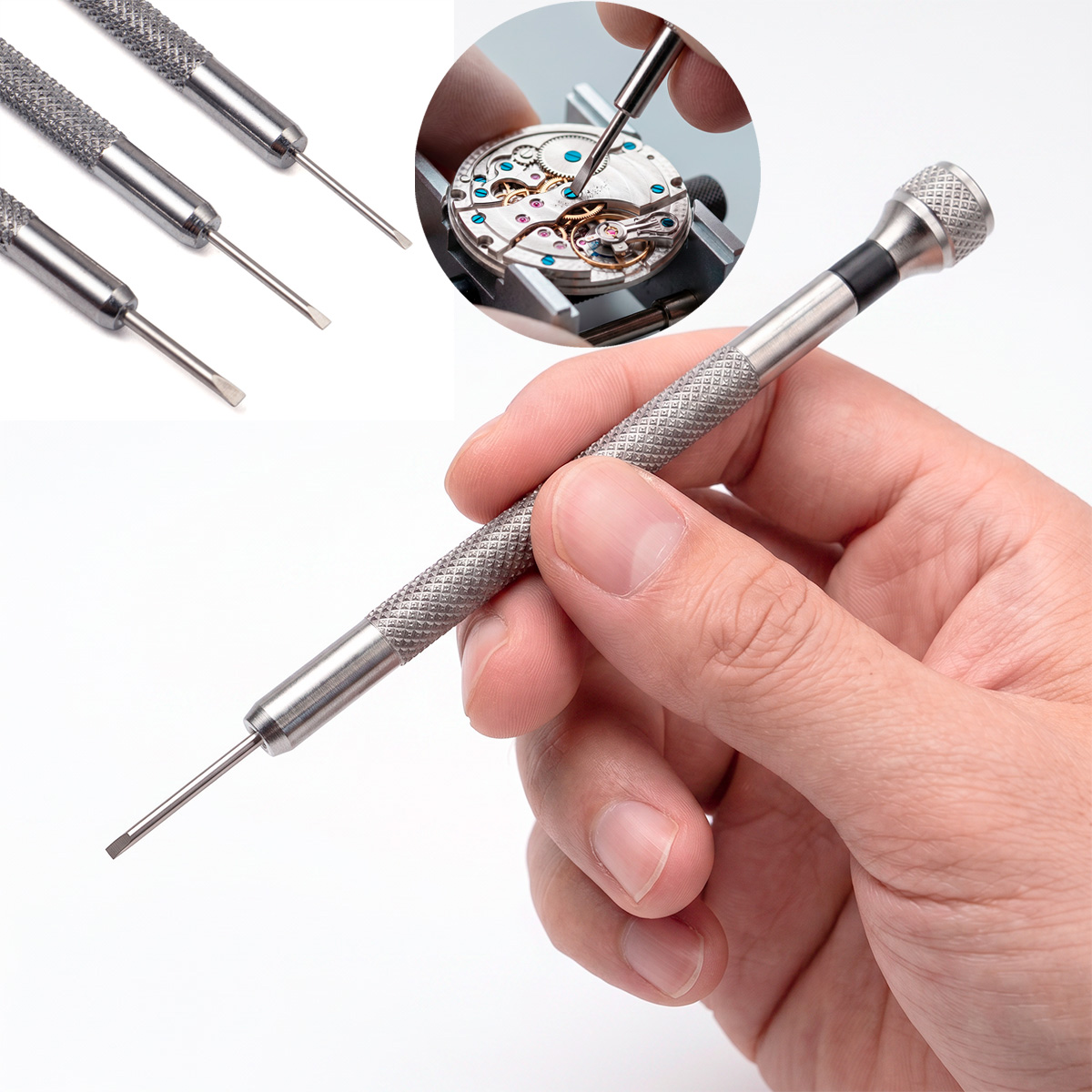 Micro Screwdriver Kit - Hoge kwaliteit 8-delige platte kleine schroevendraaierset