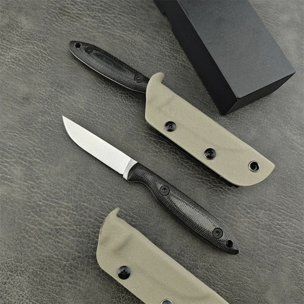 Edc Carry Fixed Blade Knife - Zakmes met vast mes, hoge hardheid,