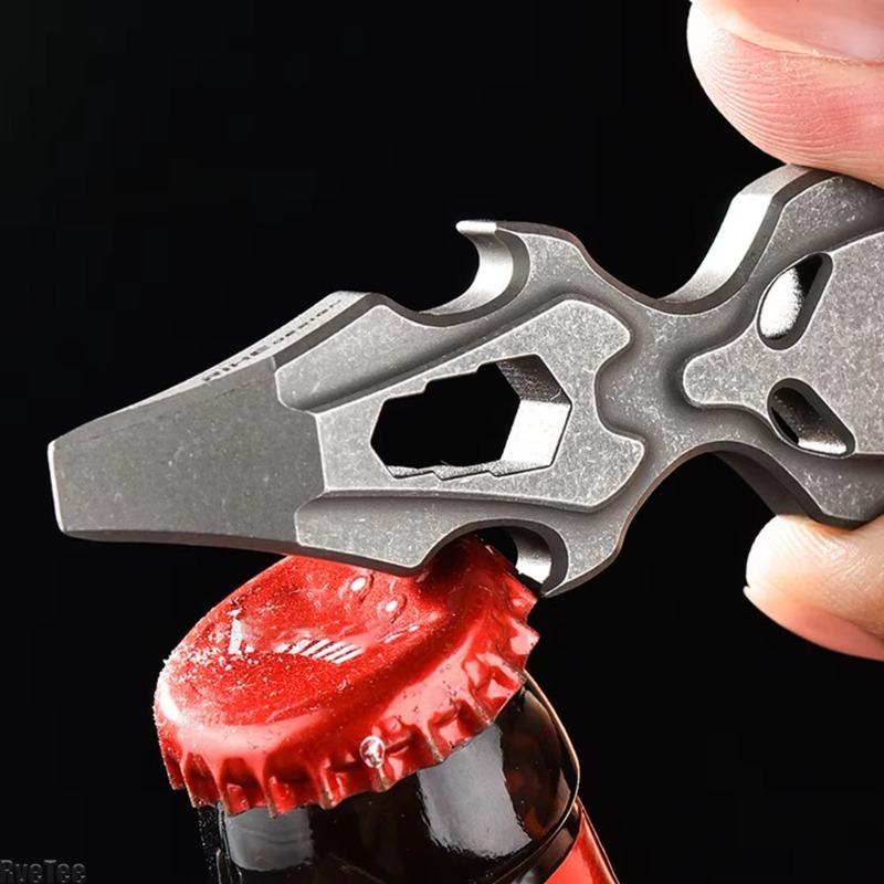Titanium Pry Bar - Flesopener Sleutel Multifunctioneel Titanium Outdoor Klein
