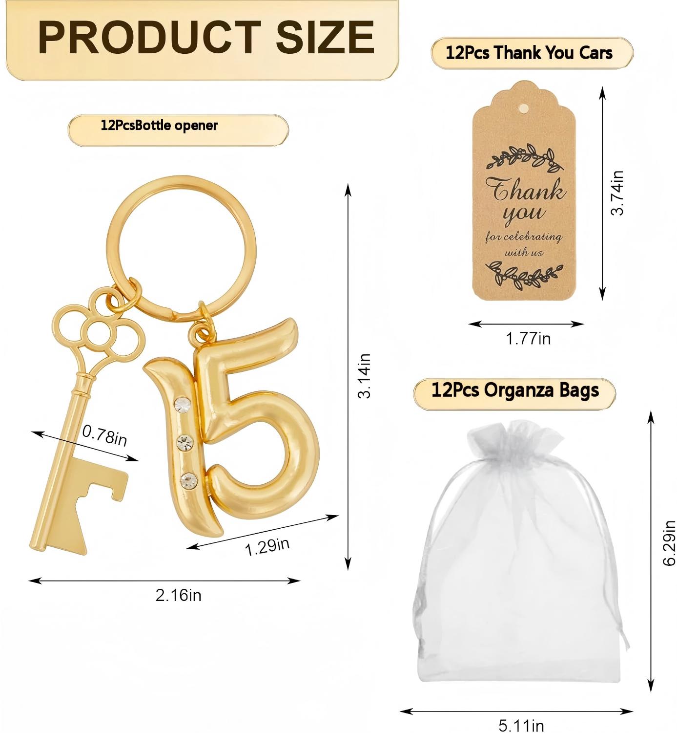 Quinceañera 15e verjaardag fle - Bottle Opener Keyring recensie en prijs