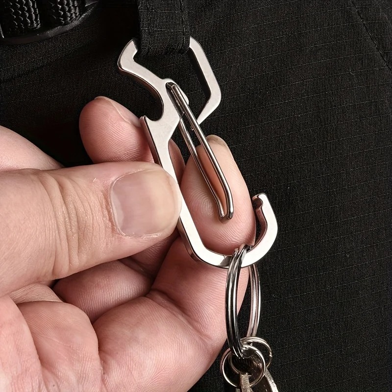 Multifunctionele roestvrijstal - Bottle Opener Keyring recensie en prijs