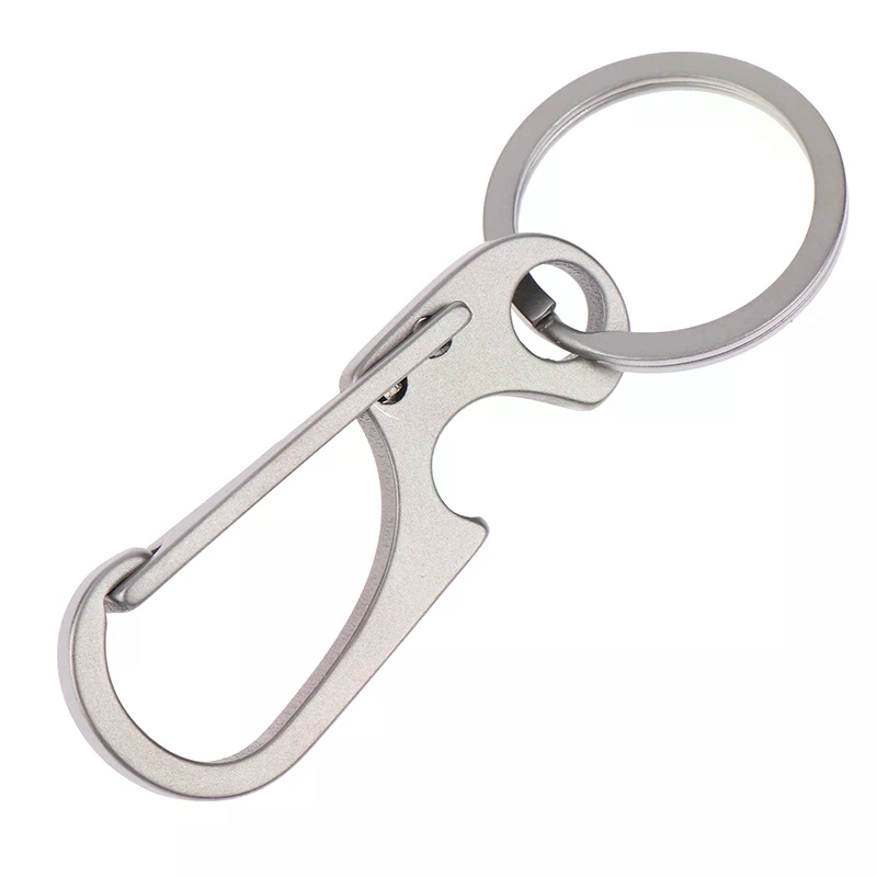 1Pc Titanium Legering Karabijn - Bottle Opener Keyring recensie en prijs