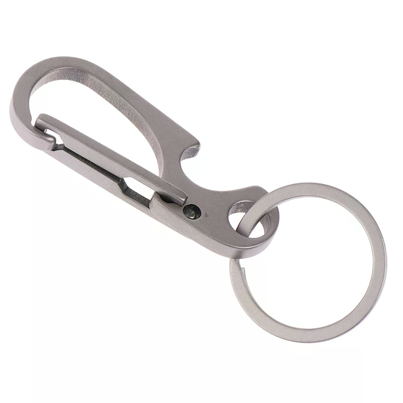 1Pc Titanium Legering Karabijn - Bottle Opener Keyring recensie en prijs