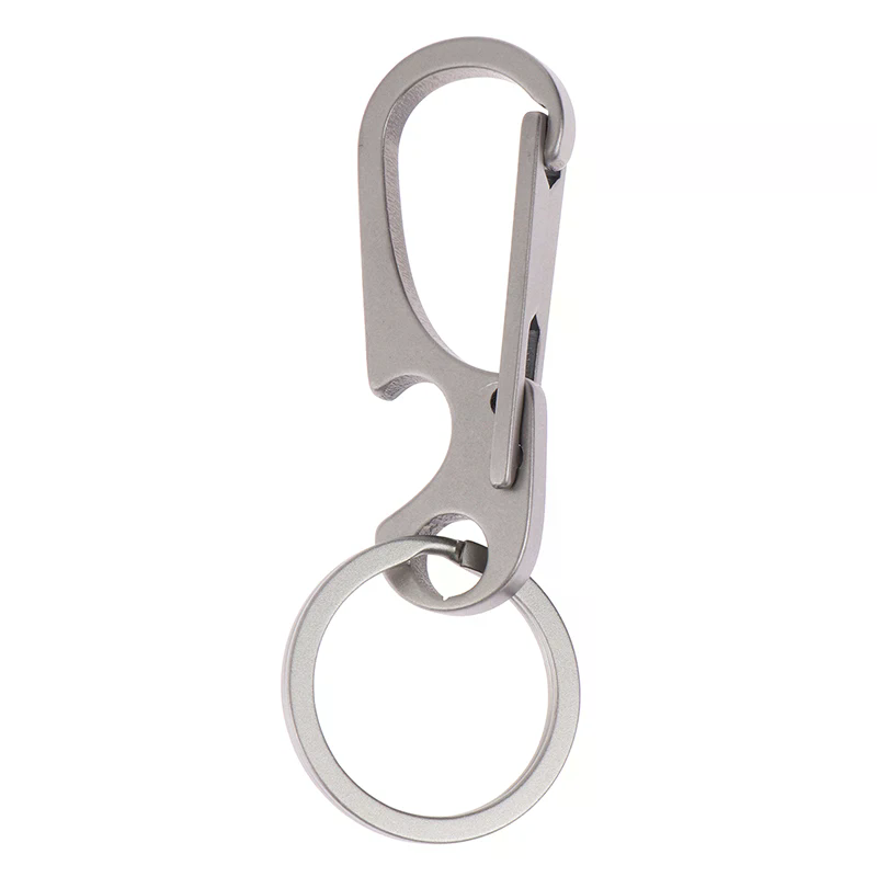 1Pc Titanium Legering Karabijn - Bottle Opener Keyring recensie en prijs