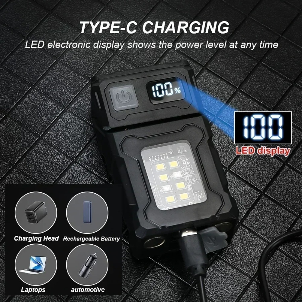 180 °   Draaibare LED-zaklamp  - Keychain Flashlight recensie en prijs
