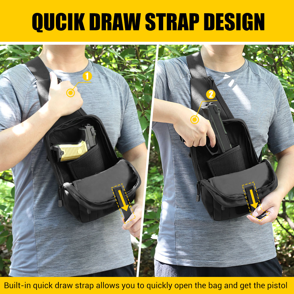 Tactische Pistool Tas Verborge - Edc Pistol Carry Bag recensie en prijs