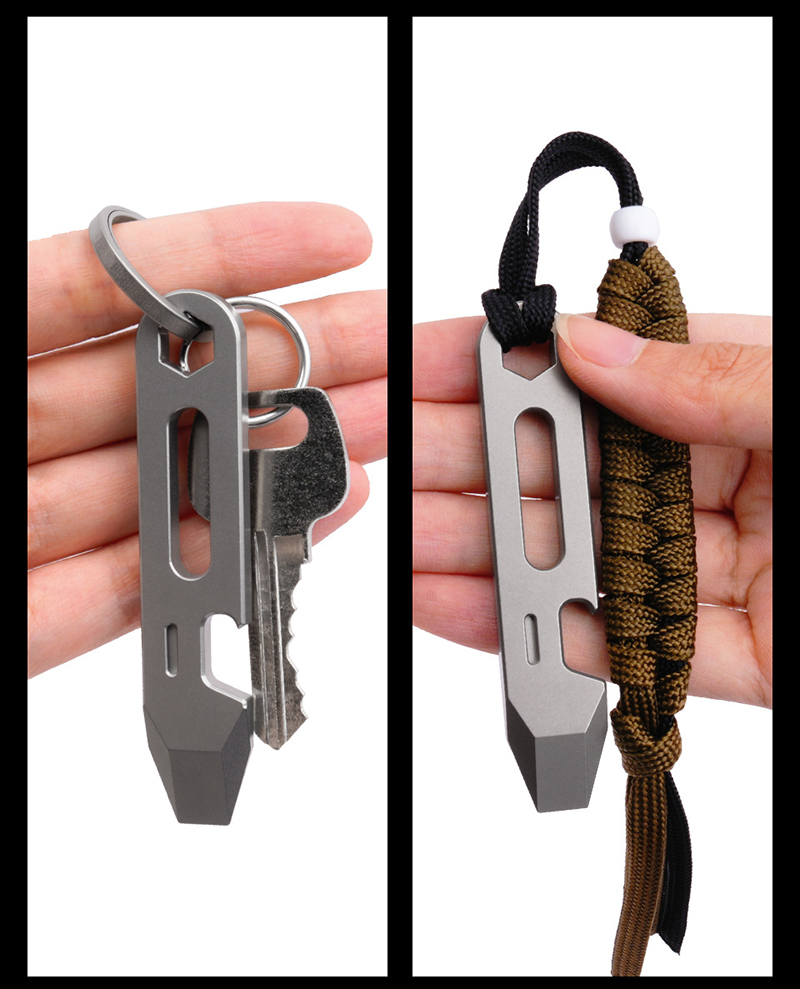 8 CM CNC TC4 Titanium Legering - Titanium Pry Bar recensie en prijs