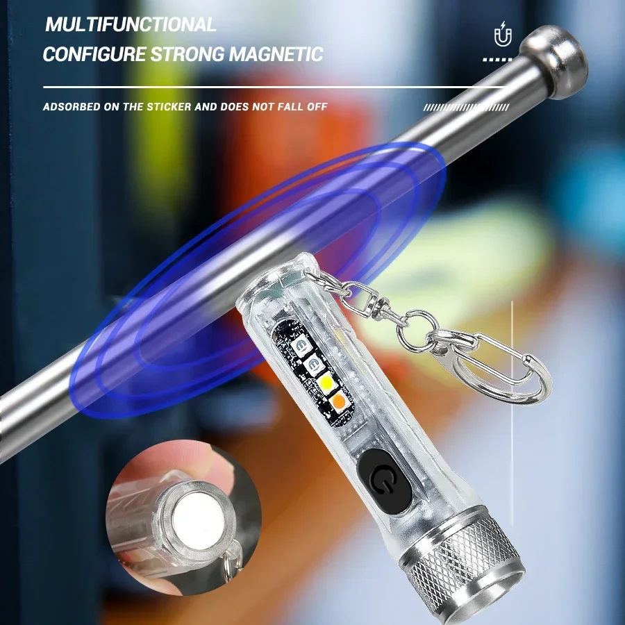 Mini-sleutelhangerzaklamp USB  - Keychain Flashlight recensie en prijs