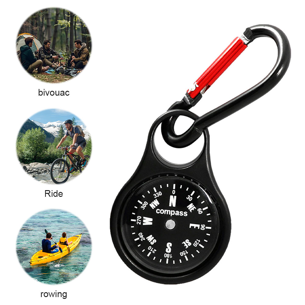 Mini-overlevingskompas met kar - Compass Keychain Mini recensie en prijs